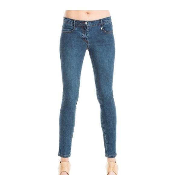 Max Studio Denim - Max Studio Jeans Womens Size 6 Medium Wash Mid Rise Skinny Ankle Jeans